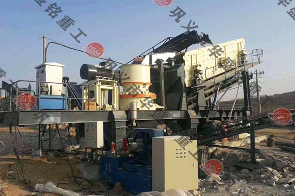 圓錐破移動制砂機