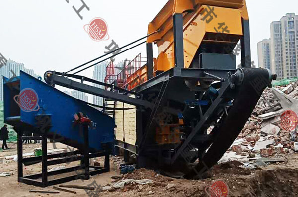 移動建筑垃圾破碎站